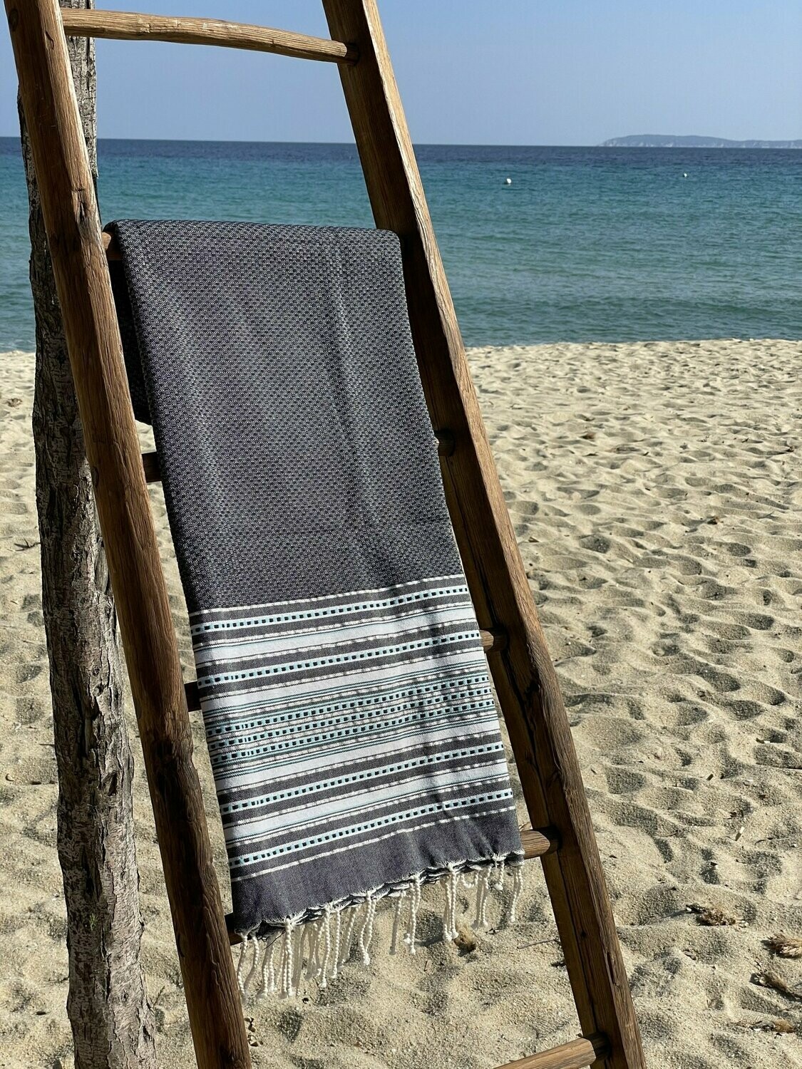 Fouta 100x200cm Foula Bleu Marine