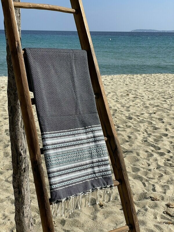 Fouta 100x200cm Foula Bleu Marine