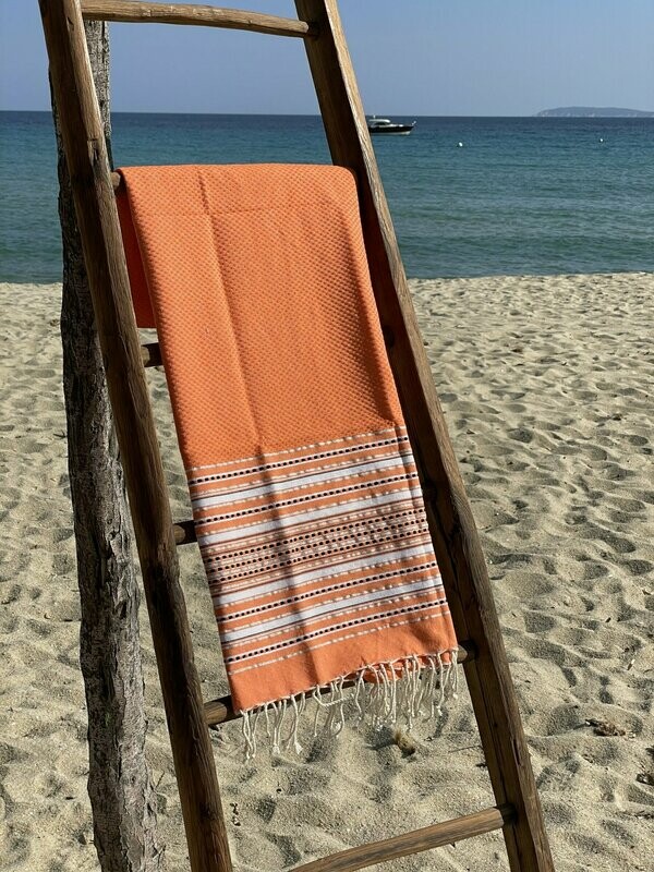 Fouta 100x200cm Foula Orange