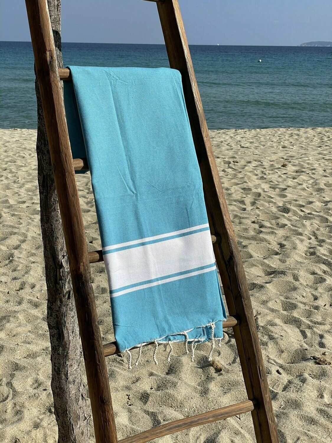 Fouta  100x200cm Traditionnelle  Turquoise
