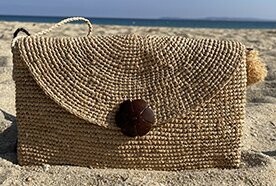 Pochette Bouton Naturel