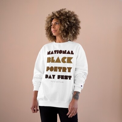 NATIONAL BLACK POETRY DAY FESTIVAL HEAVYWEIGHT CREWNECK STYLE 1