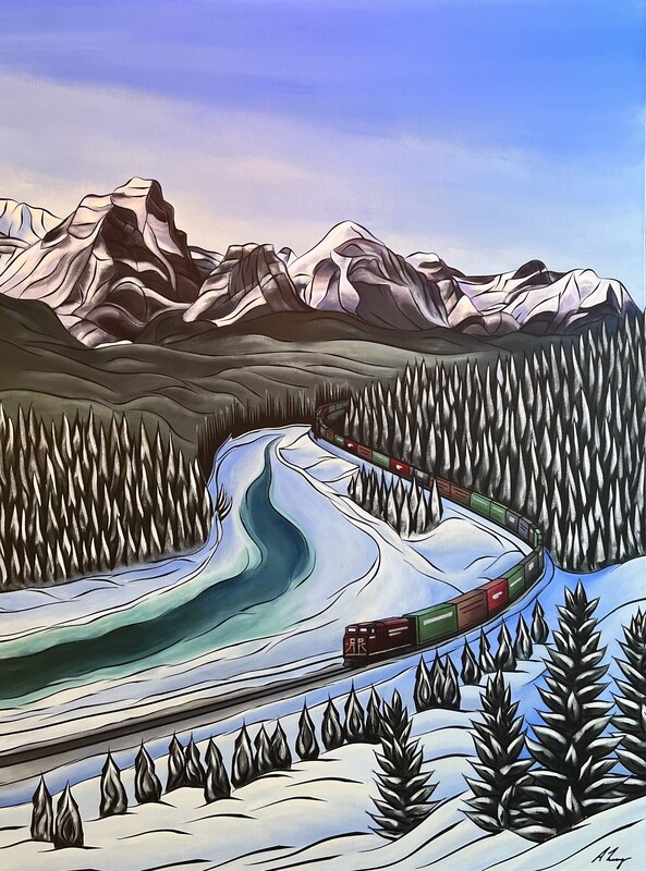 Morant’s Curve ~ 36”x48”