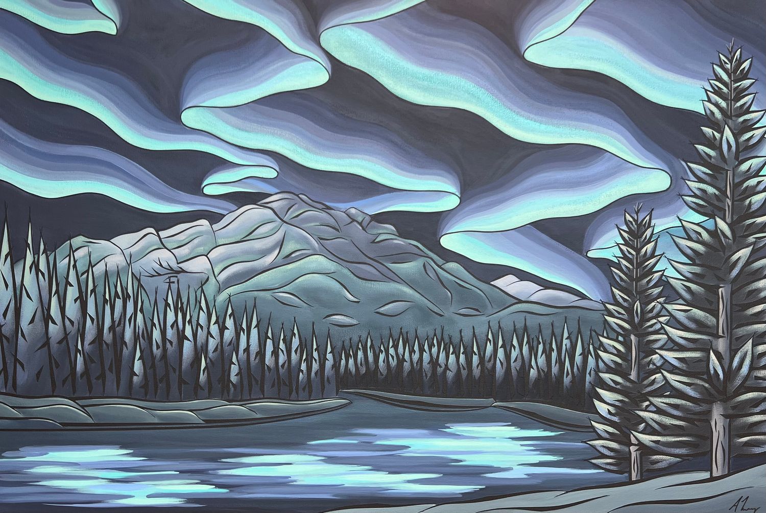 Borealis ~ 24”x36”