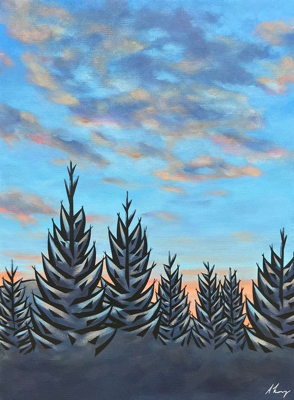 Your Sunset ~ 12”x16”