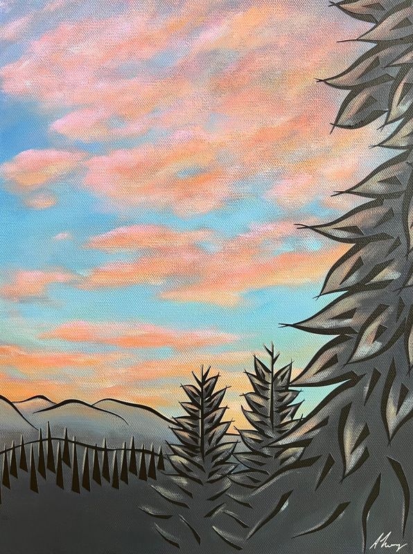 My Sunset ~ 12”x16”