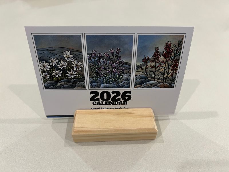 2026 Desktop Calendar - Horizontal