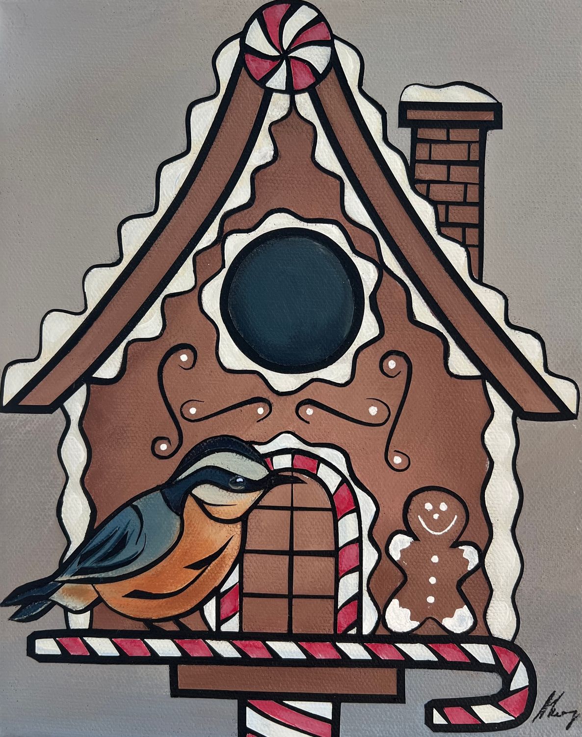 Christmas Painting - “Son Of A Nutcracker” ~ 8”x10”