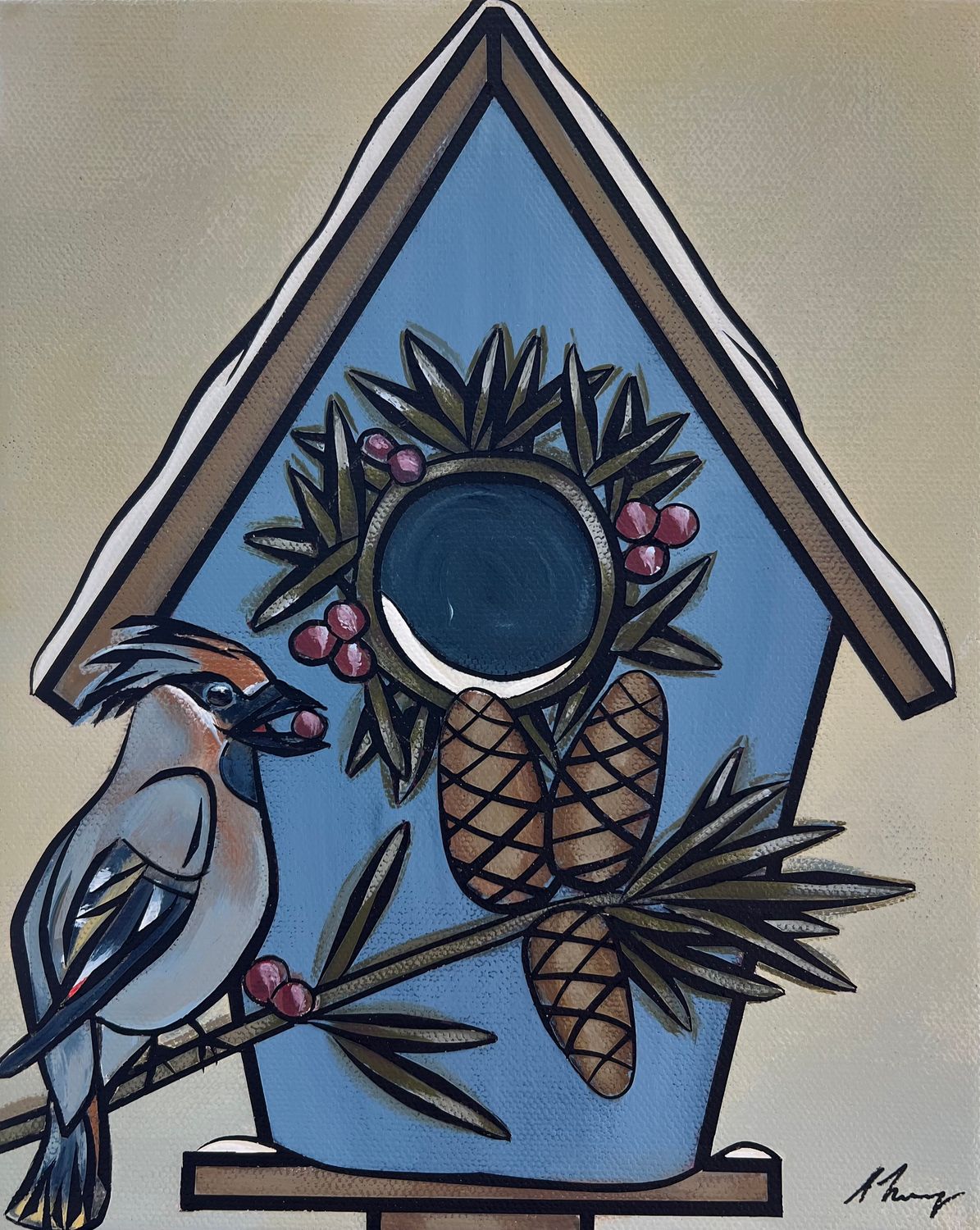 Christmas Painting - “You’ll Shoot Your Eye Out Kid” ~ 8”x10”