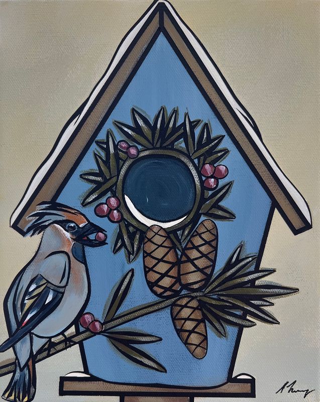 Christmas Painting - “You’ll Shoot Your Eye Out Kid” ~ 8”x10”