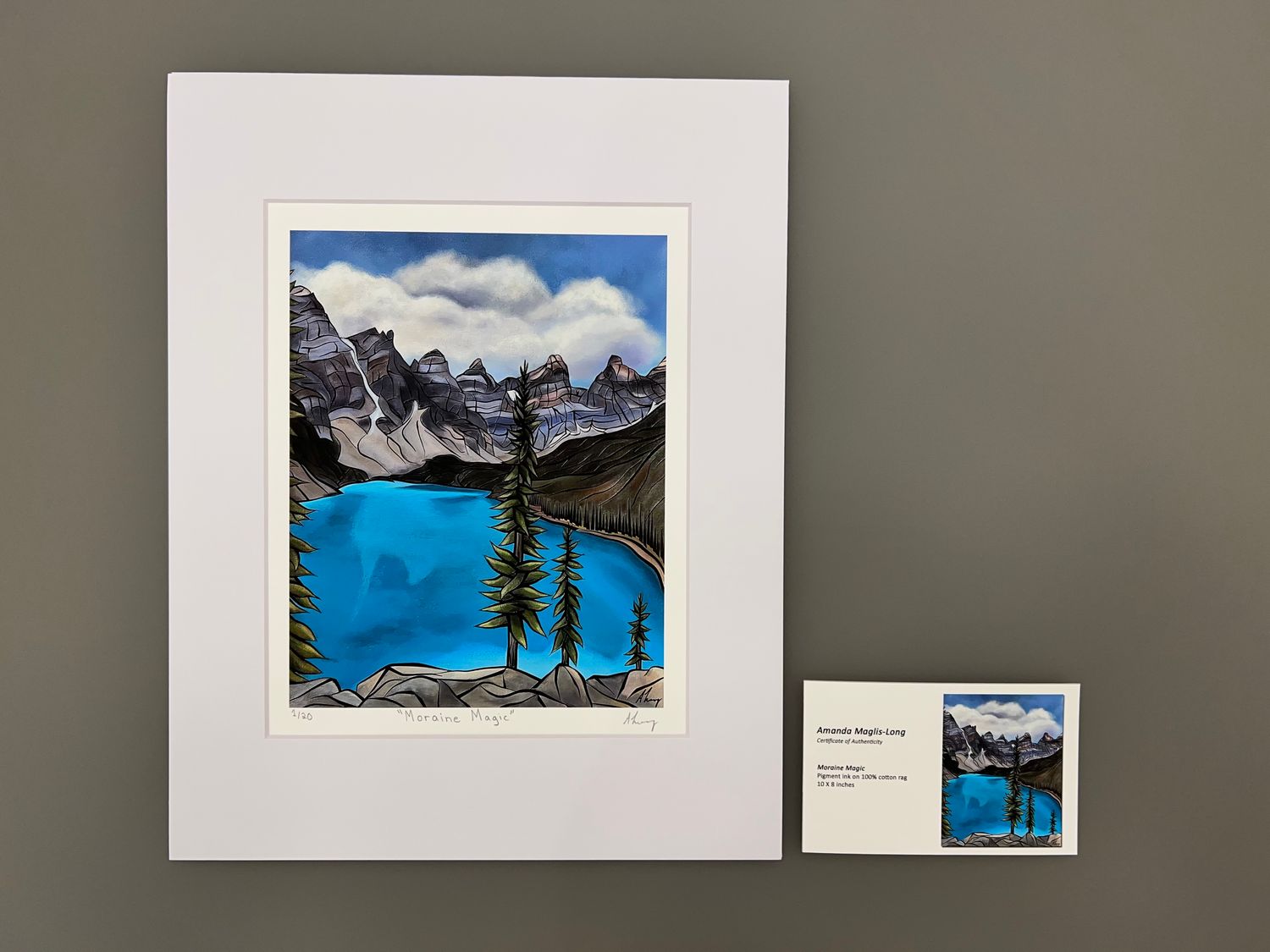 Limited Edition Print - "Moraine Magic"