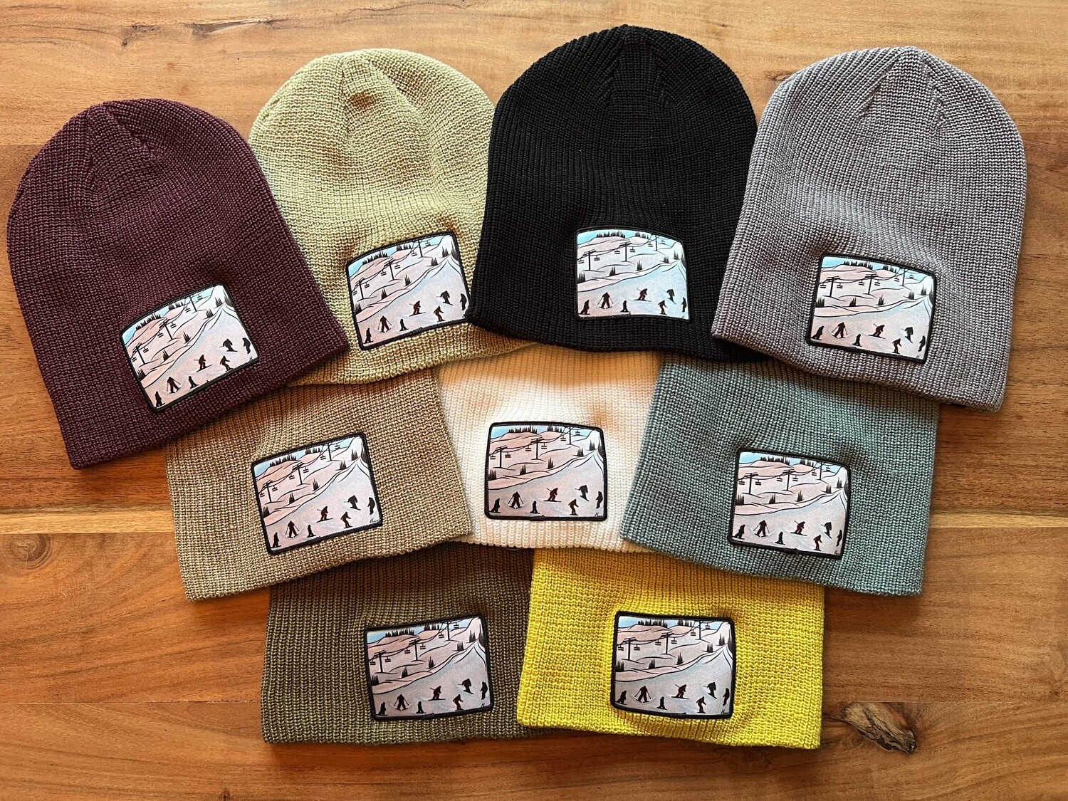 Toque - Ski Hill Artwork Patch