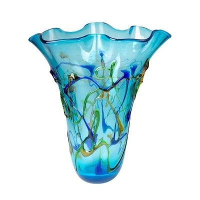 Coloured Glass Diafana Vase by Zibo