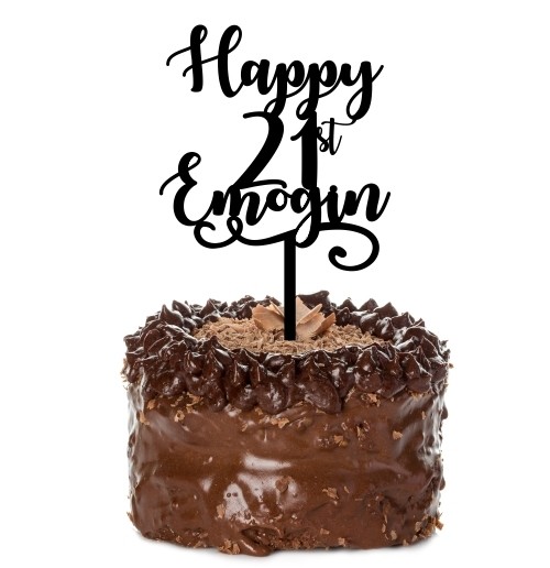 Birthday Cake Topper Design 5