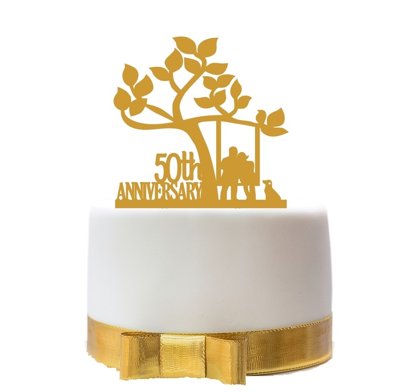 Anniversary Cake Topper Design 1