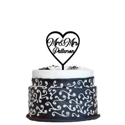 Wedding Cake Topper Design 6