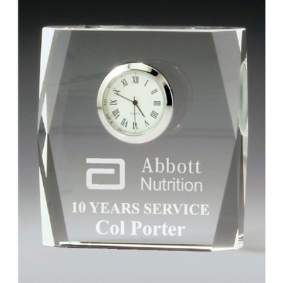 Piazza Crystal Clock Award 100mm – CL3680