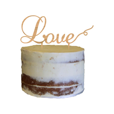 Love Cake Topper Design 2