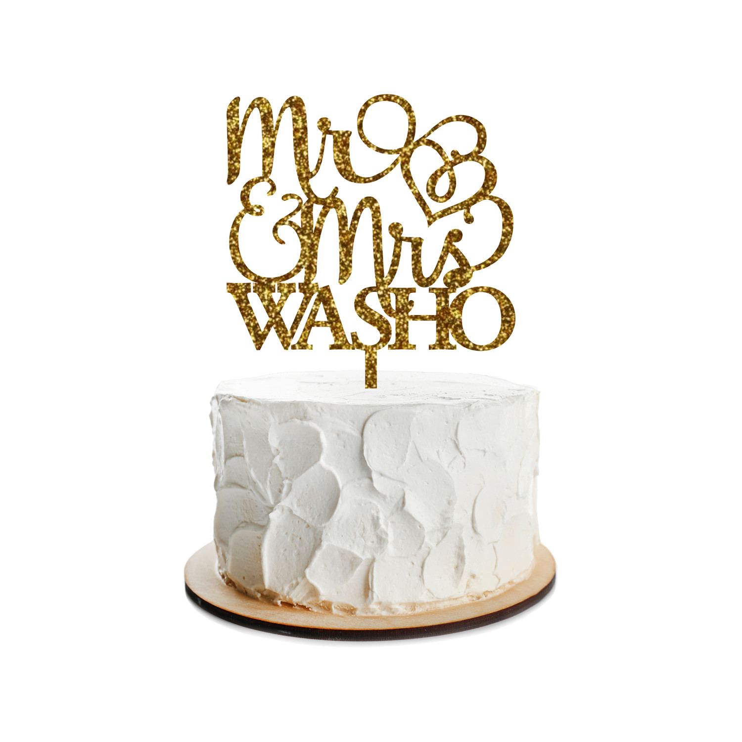 Wedding Cake Topper Design 4