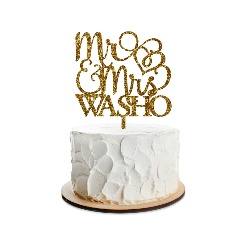 Wedding Cake Topper Design 4