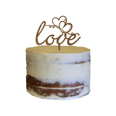 Love Cake Topper Design 3