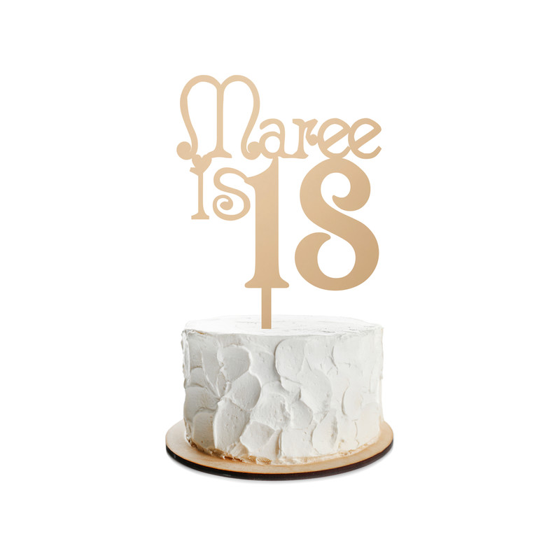 Birthday Cake Topper Design 22