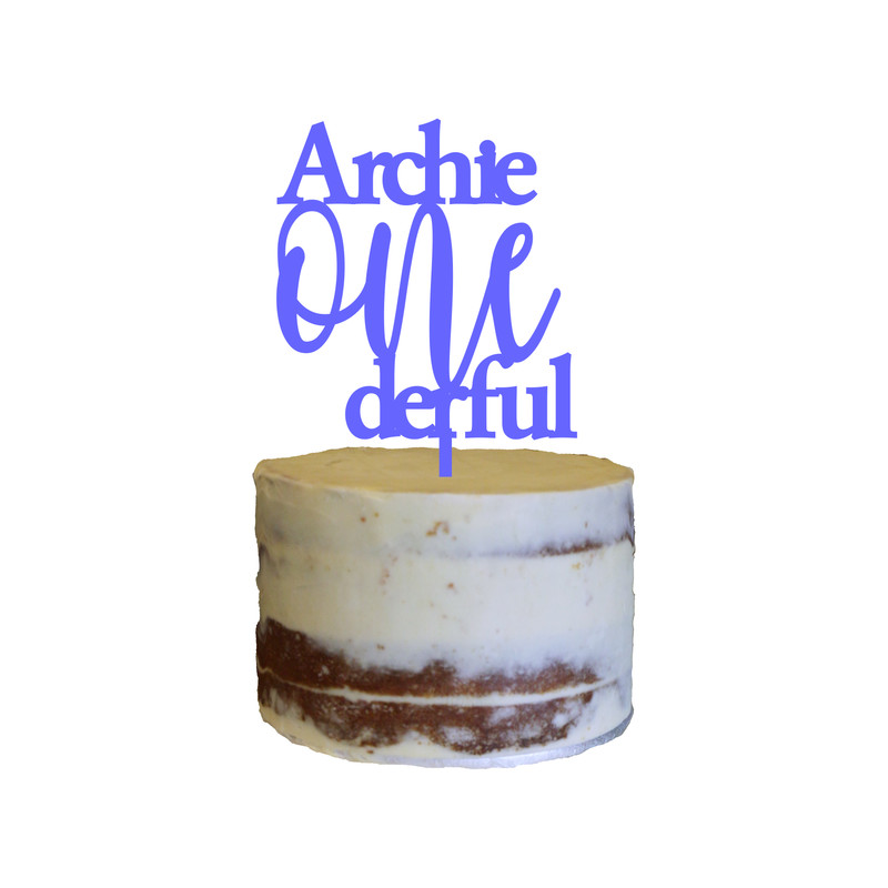 Onederful Cake Topper