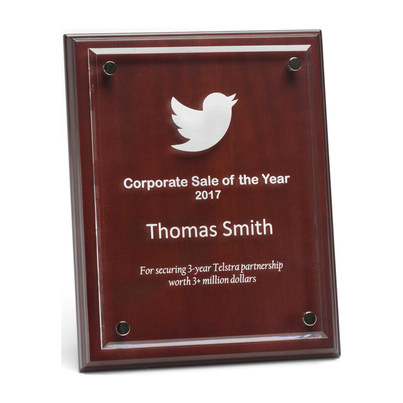 Floating Acrylic and Timber Plaque Award – PAC6, PAC8 &amp; PAC11