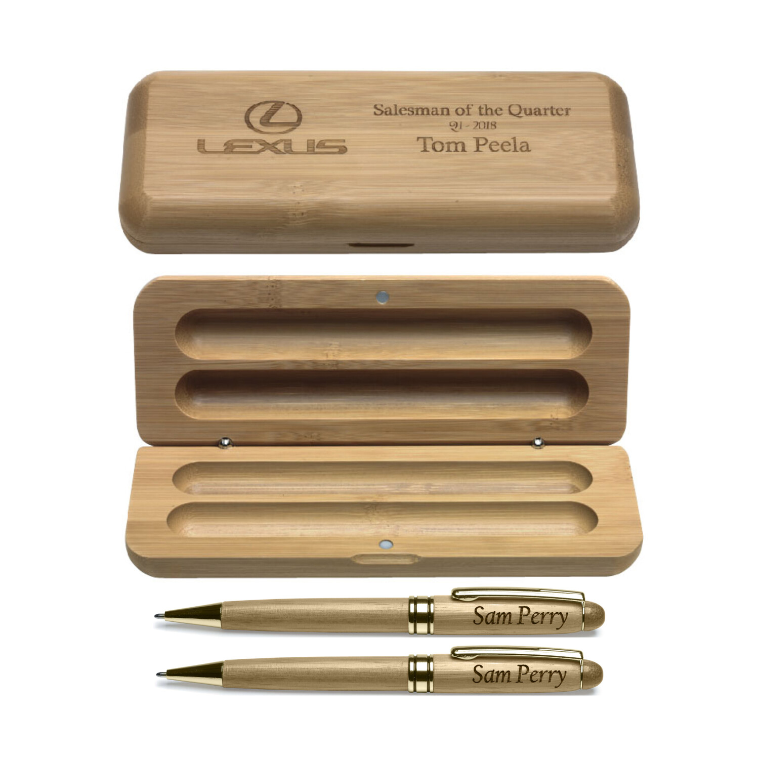 Bamboo Pen Box Set PEB02