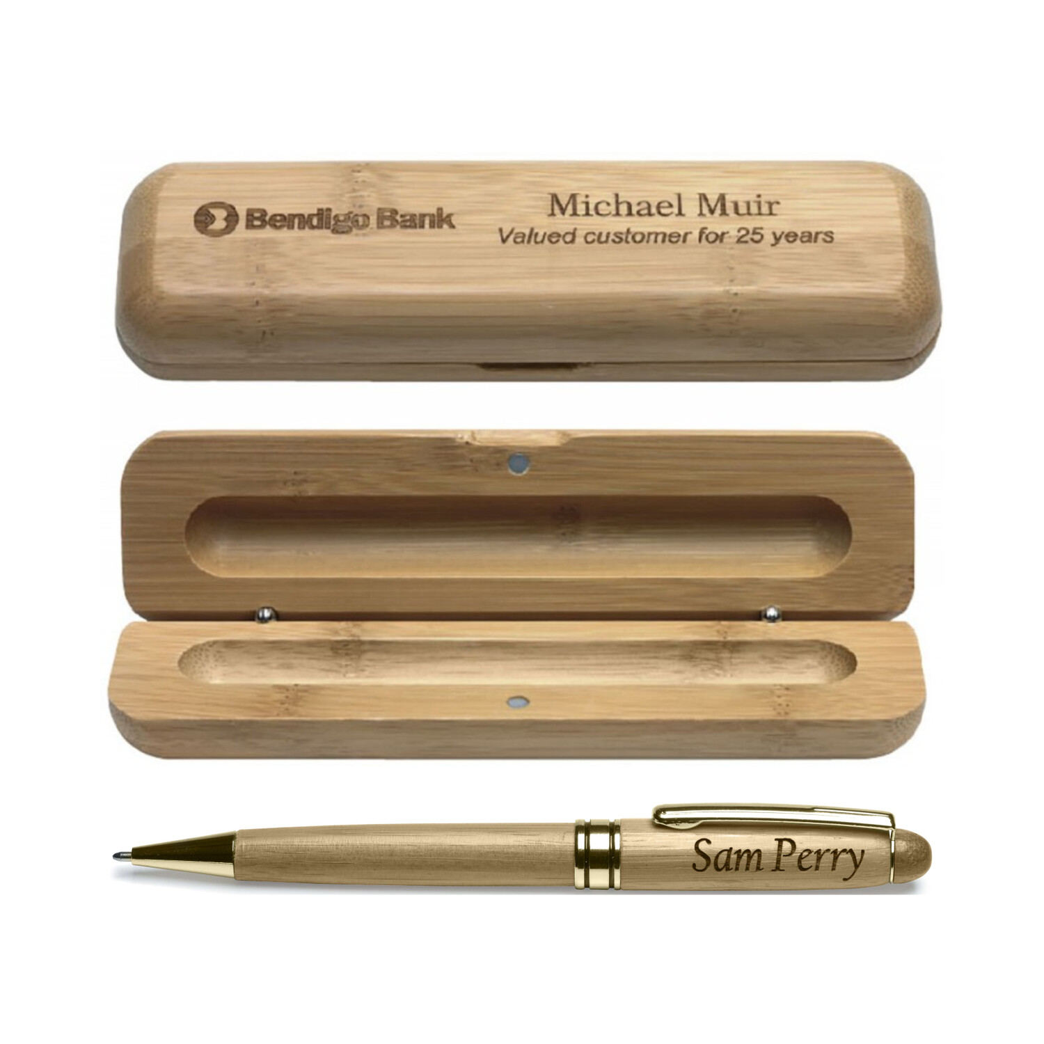 Bamboo Pen Box Set PEB01