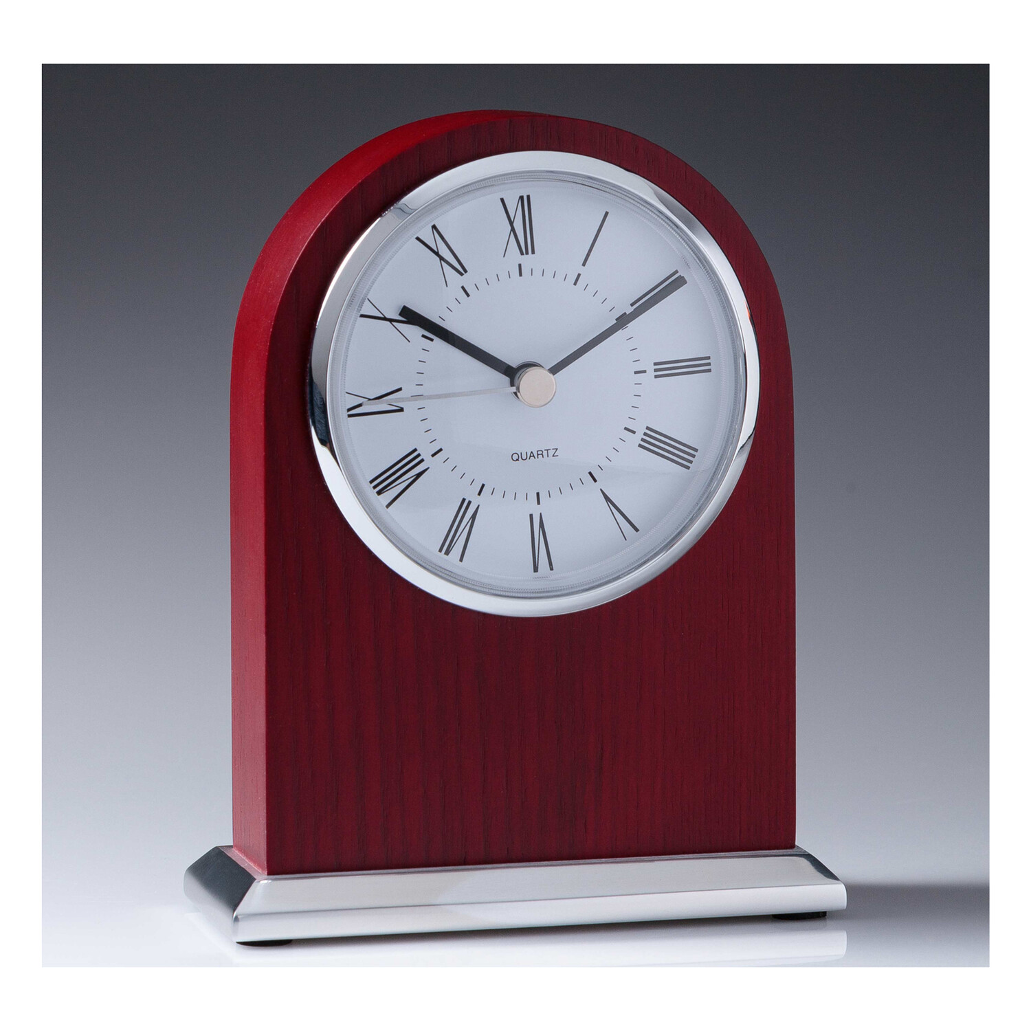 Mahogany Timber Clock CL703 140mm Mahogany Timber Clock CL703 140mm