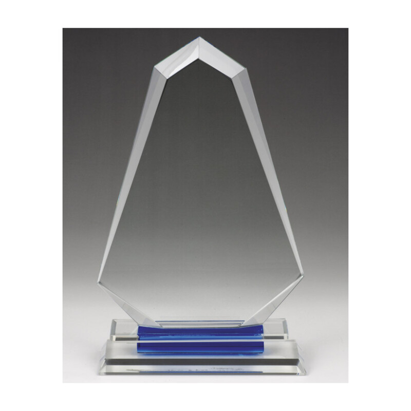 Clear Crystal with Blue Trim - OEO39A, OEO39B, OEO39C
