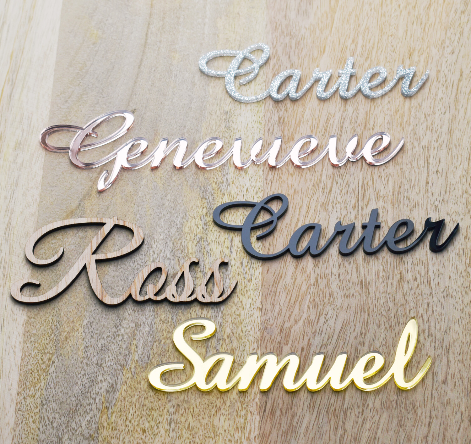Laser Cut Name Placecards