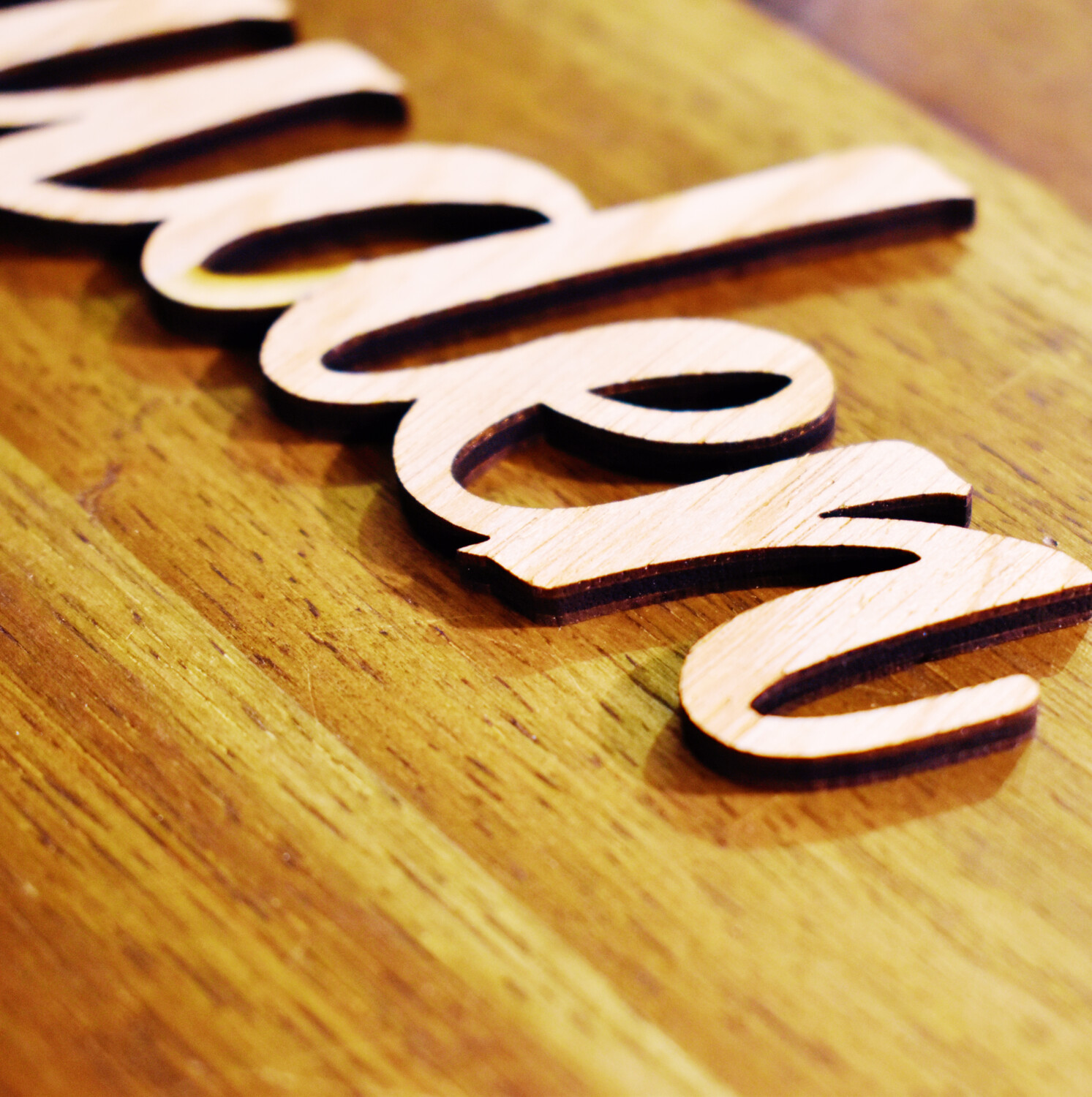 Laser Cut Name Placecards
