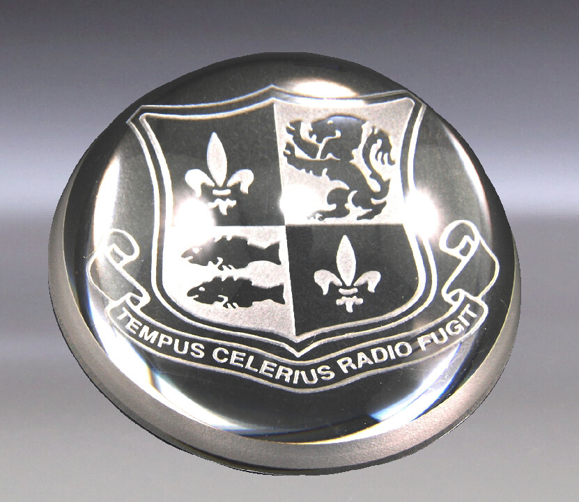 Crystal Domed Paperweight