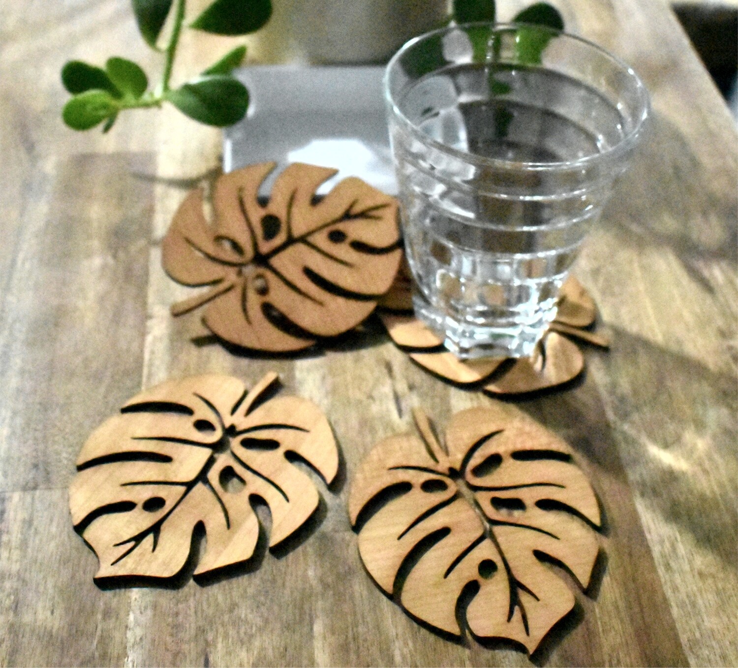 Monsteria Timber Coasters