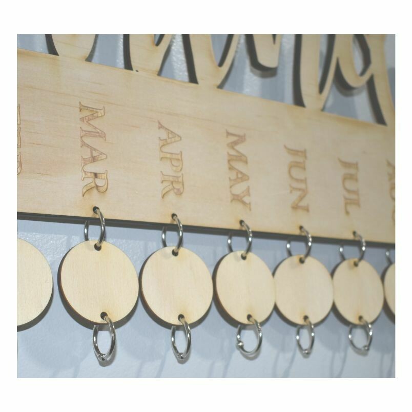 7mm Ply Birthday Calendar