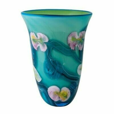 Coloured Glass Gordonia Vase by Zibo