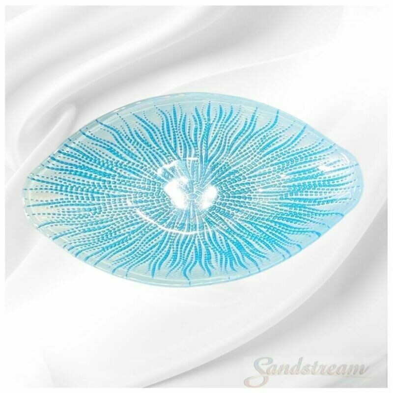 Odysea Oval Turquoise Plate