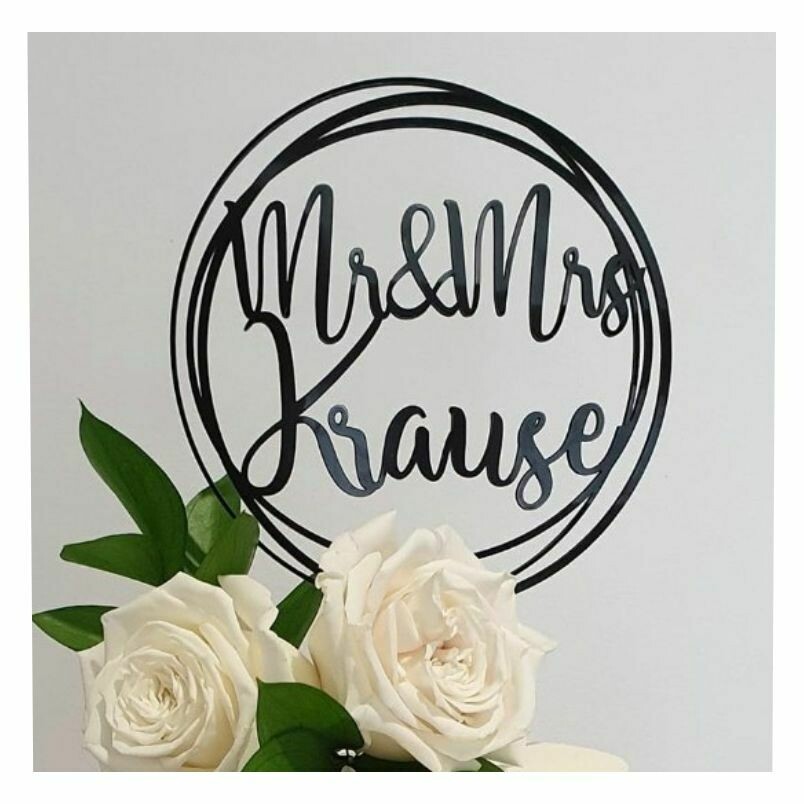 Wedding Cake Topper Design 15