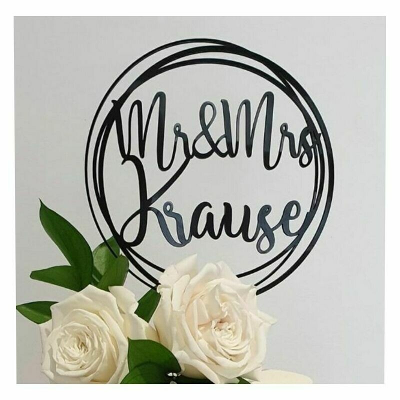 Wedding Cake Topper Design 15