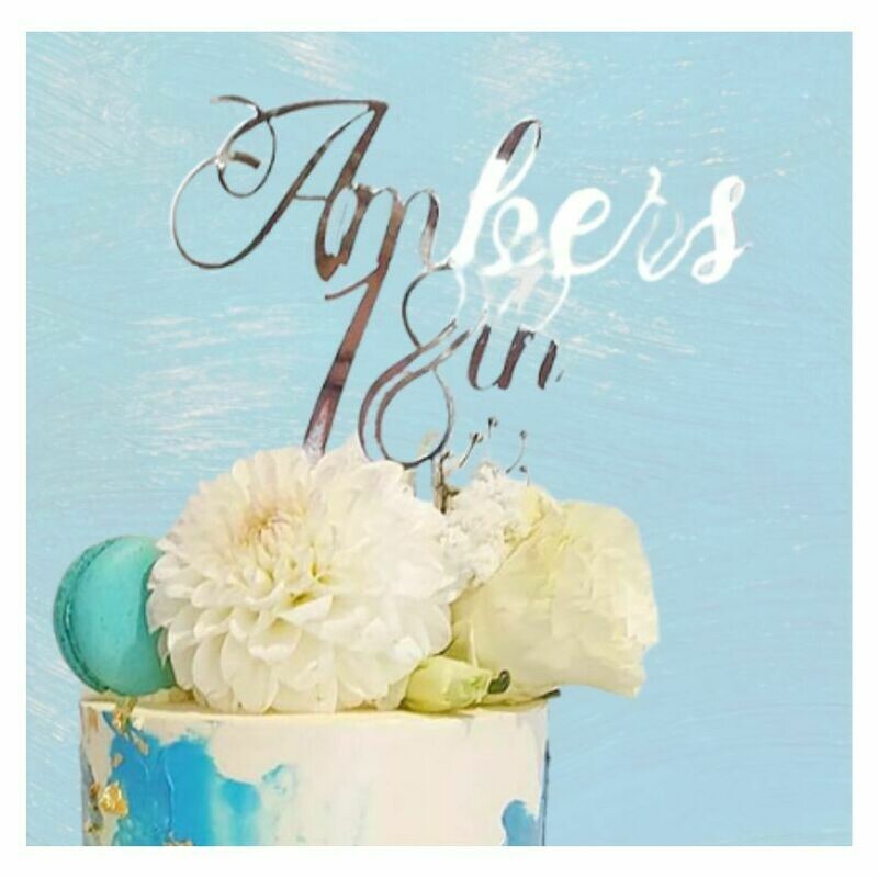 Birthday Cake Topper Design 28