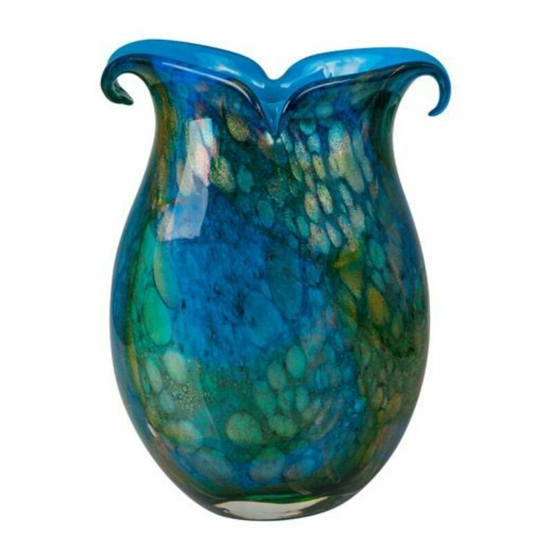 Coloured Glass Sirene Vase by Zibo