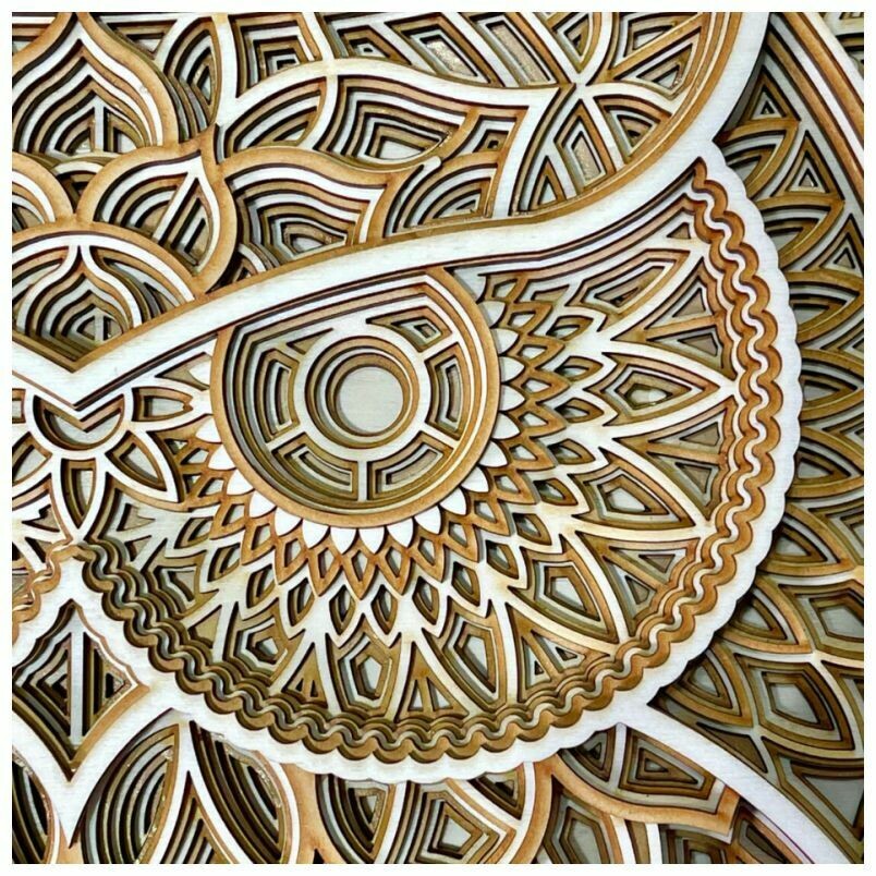 Owl Layered Mandala