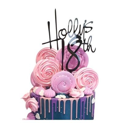 Birthday Cake Topper Design 27