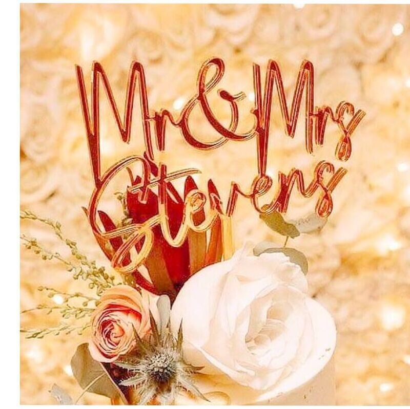 Wedding Cake Topper Design 17