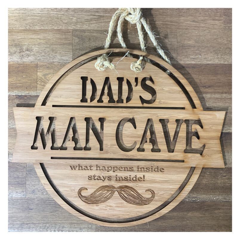 Dads Man Cave Sign