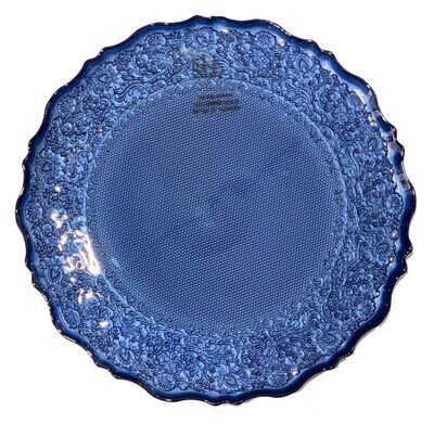 Classic Blue Glass Platter