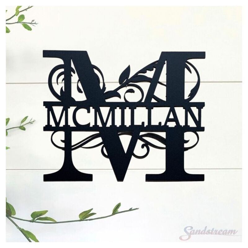 Personalised Family Name Sign