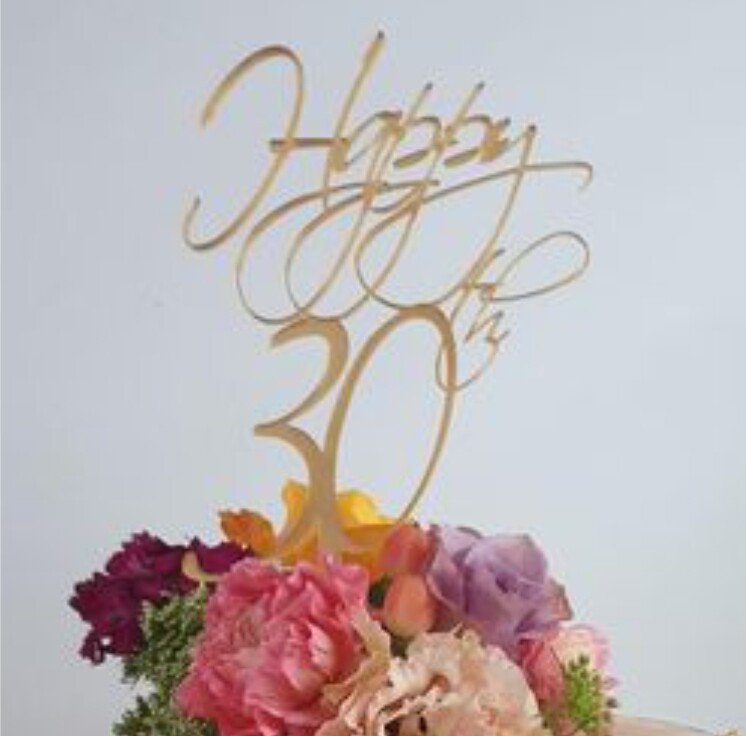Birthday Cake Topper Design 30